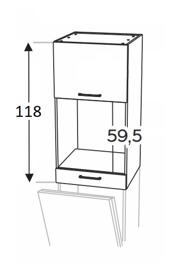 Kapp Kammono F NWPD45.1SS/61 (118,4 cm)