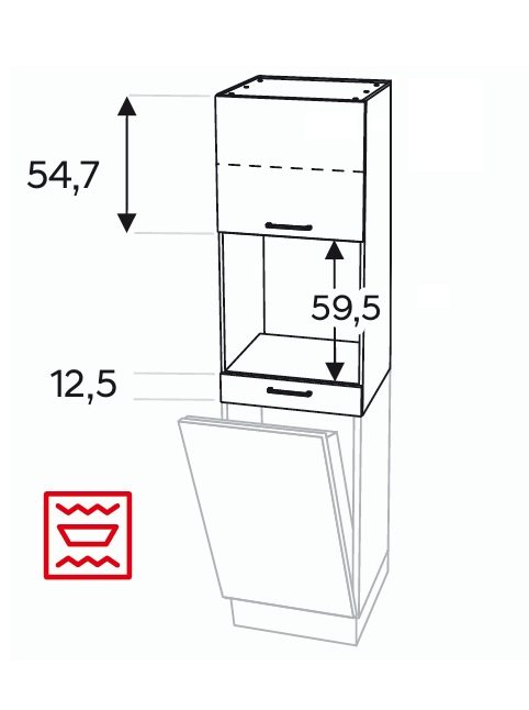 Kapp Kammono F NWPD45.1SS/71 (128 cm)