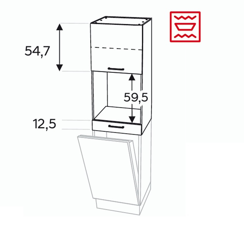 Kapp Kammono F NWPD60.1SS/71 (128 cm)
