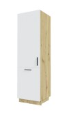 Kõrge kapp Bonn 14DL 60 (esipind: White/korpus: Artisan)