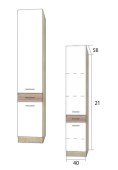 Kõrge kapp Econo ECO-19D (40)