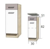 Põrandakapp Global GLO-1D (30)
