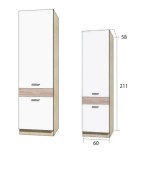 Kõrge kapp Econo ECO-21D (60)