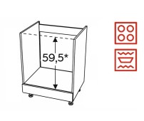 Põrandakapp Kammono F BDP45 (sügav)