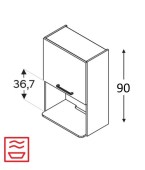 Seinakapp Kammono F BWOM60/90 (sügav) mikrolaineahjule