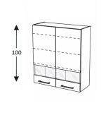Seinakapp Kammono K2 BWW80/100 (sügav)