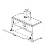 Jalanõudekapp/pink Caro 04 joonis