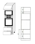 Kõrge kapp Emporium D14RU/2A-284