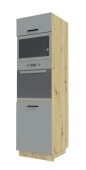 Kõrge kapp Bonn D14RU (esipind: Dust Gray/korpus: Artisan)