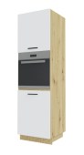 Kõrge kapp Bonn D14RU/2D (esipind: White/korpus: Artisan)