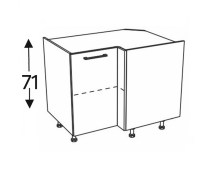 Nurgakapp Kammono M4 DRP100x70 (uks avaneb paremale)