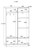 Esikukapp Hybrid HYB-16 joonis
