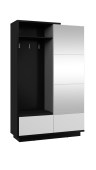 Esikukapp Hybrid HYB-16 (must/läikiv valge; eco must)