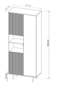 Kapp Nubia NB-05 (joonis mõõtudega)