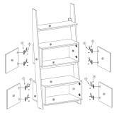 Riiul Rack RAC-08 (80 2D) joonis