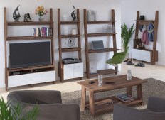 Komplekt Rack (tamm tobacco/tamm valge)