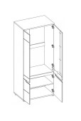  Riidekapp Prisco PR7 joonis