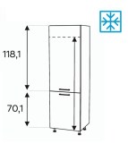 Kõrge kapp Kammono F SL60 (189 cm)