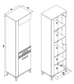 Vitriinkapp Snobi SB9 (parem) joonis