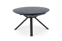 Pikendatav söögilaud Vertigo, must marmor (130/180)