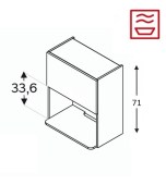 Seinakapp Kammono L4 WOM60/71 mikrolaineahjule
