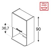 Seinakapp Kammono KC2 WOM60/90 (mikrolaineahjule)