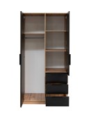 Riidekapp Bali Lux D2, seest