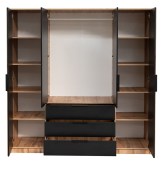 Riidekapp Bali Lux D4, seest