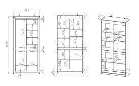 Vitriinkapp Baltica 2501 joonis