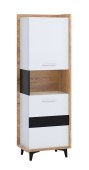 Riiul Box-07 (tamm kuldne/valge/must)