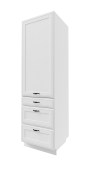 Kõrge kapp Signum D14DP-3M/R/A (white/white)