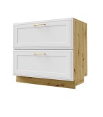 Põrandakapp Signum D2 M/R/A 90 (white/artisan)