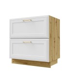 Põrandakapp Signum D2 M/R/A 80 (white/artisan)
