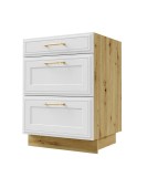 Põrandakapp Signum D3 M/R/A 50 (white/artisan)
