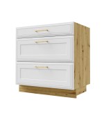 Põrandakapp Signum D3 M/R/A 80 (white/artisan)