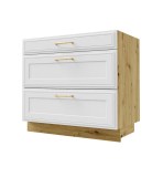Põrandakapp Signum D3 M/R/A 90 (white/artisan)