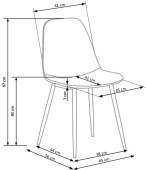 Tool K-316 joonis mõõtudega