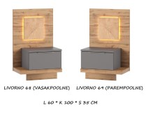 Öökapp Livorno tamm wotan/hall