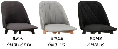 3 erinevat seljatoe disaini