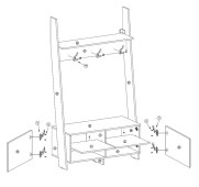 Riidenagi Rack RAC-10 joonis