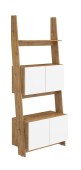 Riiul Rack RAC-08 (80 2D) (tamm burgundia/valge kõrgläikega)