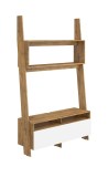 Tv-alus Rack RAC-09 (tamm burgundia/valge kõrgläikega)