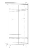 Riidekapp Box-10 joonis