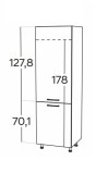 Kõrge kapp Kammono SL60 